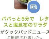 パパっと5分で　レタスと塩昆布のサラダ作り方6写真