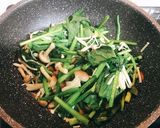 【簡単】ほうれん草とキノコのバター炒め作り方2写真