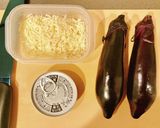ナスのボート焼き〜ツナマヨベーコン〜作り方1写真