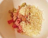 ナスのボート焼き〜ツナマヨベーコン〜作り方5写真