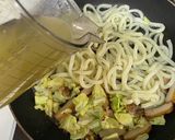 香ばし醤油♫基本の焼きうどん作り方7写真