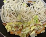 香ばし醤油♫基本の焼きうどん作り方8写真