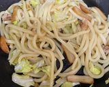 香ばし醤油♫基本の焼きうどん作り方9写真