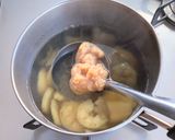 茄子とじゃがいもの味噌汁作り方4写真