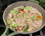 野菜たっぷりタイ風辛くないグリーンカレー作り方5写真