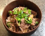 ちょっとピリ辛とろ〜り❤️牛丼作り方6写真