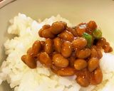 旨！濃厚焼肉タレ…納豆をキムチ味に変身！作り方3写真