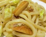 香ばし醤油♫基本の焼きうどん作り方10写真