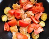 鶏とナスのフレッシュトマトチーズ作り方6写真