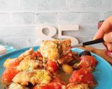 鶏とナスのフレッシュトマトチーズ作り方8写真