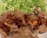 サナギ入りピリ辛豚の生姜焼き作り方3写真