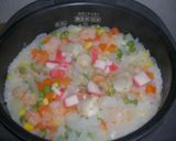 冷凍食品で、簡単「シーフードおこわ」作り方3写真