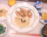 筍ご飯と鶏肉照り焼きのワンプレート！作り方15写真