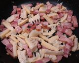 簡単！小松菜とたけのこの和風パスタ作り方4写真