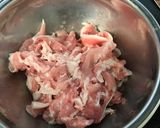 豚小間団子とじゃがいものオイスター味噌作り方2写真