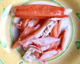 アボカドトマトカニカマのイタリアンサラダ作り方2写真