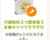 ♡調味料3つ簡単激うまキャベツサラダ♡作り方5写真