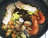 我が家の決定版シーフードカレーパエリア作り方8写真