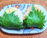 スモークチーズとかつお節のおにぎり作り方7写真