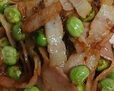 リカちゃん♡えんどう豆ベーコン旨醤油味作り方13写真