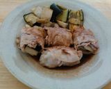 エリンギと茄子の豚肉平包み焼きグレープ風作り方10写真