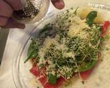 山わさびとマグロのカルパッチョサラダ作り方4写真