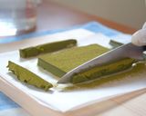 抹茶のチョコレートチーズケーキ作り方30写真