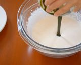 抹茶のチョコレートチーズケーキ作り方33写真