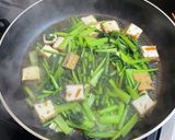 厚揚げ雪菜炒めとカブの味噌汁作り方7写真