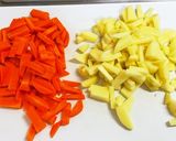 じゃがにんじん玉ねぎのバター炒め作り方1写真