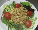 カレー味のひき肉サラダ♡野菜もりもり！作り方5写真