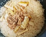 たけのことツナの炊き込みご飯作り方8写真