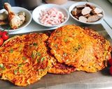 簡単時短ベジタリアンコリアンパンケーキ作り方12写真