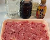 家族皆んな大好物の生姜焼き！作り方1写真