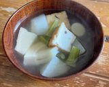 厚揚げ雪菜炒めとカブの味噌汁作り方3写真