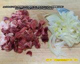 フライパンで肉の欠片達の究極玉子とじ丼♪作り方2写真