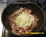 フライパンで肉の欠片達の究極玉子とじ丼♪作り方4写真