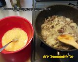 フライパンで肉の欠片達の究極玉子とじ丼♪作り方6写真