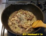 フライパンで肉の欠片達の究極玉子とじ丼♪作り方5写真