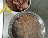 鶏レバーと砂肝の甘辛煮★作り方5写真
