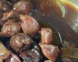 鶏レバーと砂肝の甘辛煮★作り方6写真