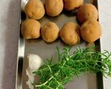 新じゃがでローズマリーポテト作り方1写真