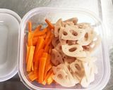 レンジで2分！パパっときんぴら☆作り方2写真