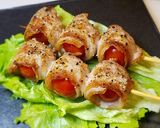 ミニトマトの豚肉巻き串焼きニンニク風味作り方11写真