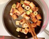【家つま】ちくわとネギの生姜焼き♪作り方3写真