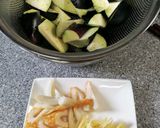 生姜香る茄子の甘辛炒め♡作り方1写真