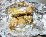 グリルで、きのことまいわしのホイル焼き作り方1写真