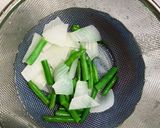 全てレンジ玉ねぎといんげんのごま和え作り方6写真