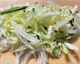 サラダお蕎麦deごまドレ作り方2写真