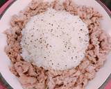 スキレットで、タレ旨ビーフペッパーライス作り方7写真